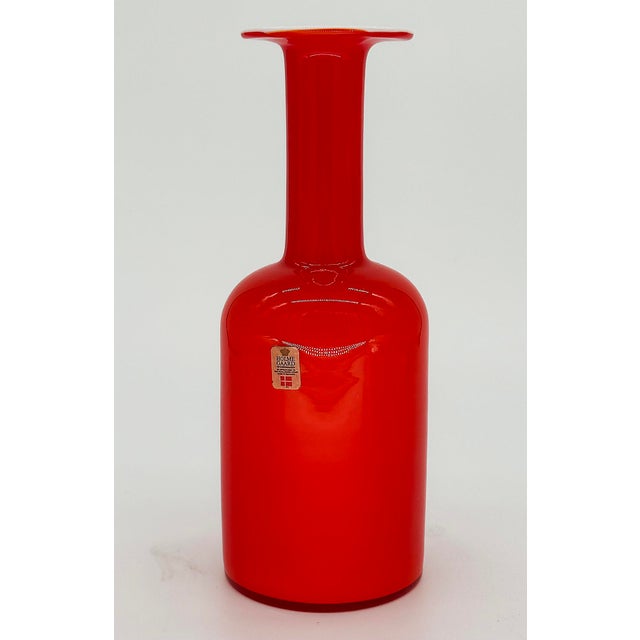 Glass Otto Brauer Kastrup-Holmegaard Gulvvase Vases, Set of 4, Danish Modern 1962 For Sale - Image 7 of 15
