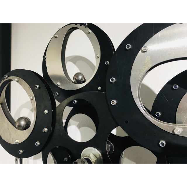 Black Industrial Kinetic Object, 1970s For Sale - Image 8 of 9
