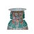 Chinese Hand Made Pink Turquoise House People Scenery Graphic Vase For Sale In San Francisco - Image 6 of 10