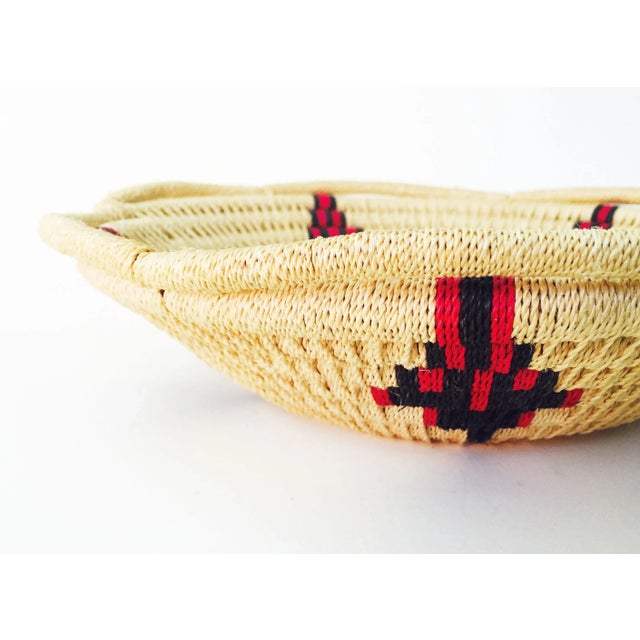 Large Vintage Southwestern Coil Basket For Sale - Image 4 of 6