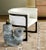 Global Views Attributed Global Views Solid Marble Emmalee / Tube Marble Side Table - Super Cool For Sale - Image 4 of 4