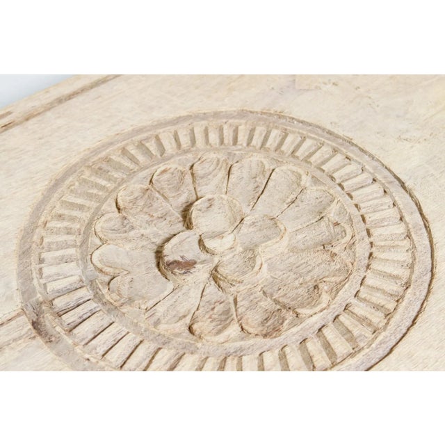 Kolam Rustic Wood Bajot Table For Sale In Los Angeles - Image 6 of 7