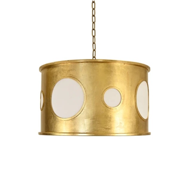 New special order item. Not vintage. The Horatio Drum Pendant brings sophisticated elegance to any room with its striking...