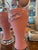 Murano Vintage Art Deco Murano Palm Beach Pink Glass Table Lamps Newly Wired For Sale - Image 4 of 12