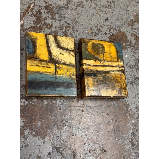 Abstract Douglas Radde Abstract Original Paintings, Pair For Sale - Image 3 of 12