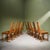 Dining Chairs by Søren Nissen and Ebbe Gehl for Seltz, France, 1980s, Set of 10 For Sale - Image 3 of 12