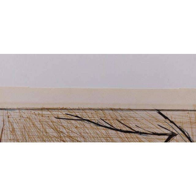 Modern Bernard Buffet, Blue Bug, 1964, Engraving For Sale - Image 3 of 6