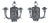 Maison Jansen Silvered Sconces - A Pair For Sale