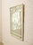 Hollywood Regency Vintage Hollywood Regency Faux Bamboo White Wall Mirror For Sale - Image 3 of 9