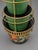 Metal French Style Tiered Toleware Jardinière With Floral and Gold Decoration For Sale - Image 7 of 7