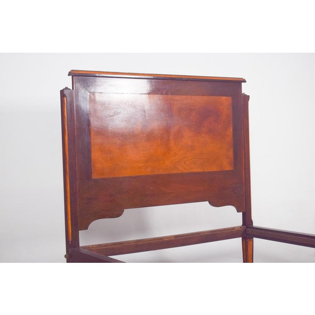 Brown Portuguese Mahogany Double Bed, 1890 For Sale - Image 8 of 10