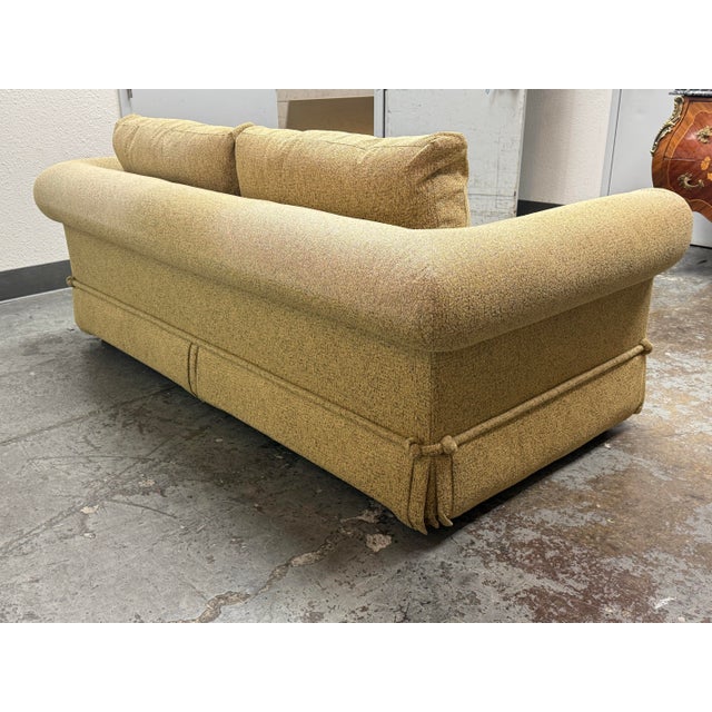 Bespoke Salon Rolled Arm Sofa For Sale In San Francisco - Image 6 of 12