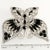 Contemporary Vintage Dominique Butterfly Brooch Deco Revival Black & Clear Rhinestones For Sale - Image 3 of 4