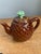 Vintage Pineapple Ceramic Teapot and Mugs Set For Sale In West Palm - Image 6 of 13