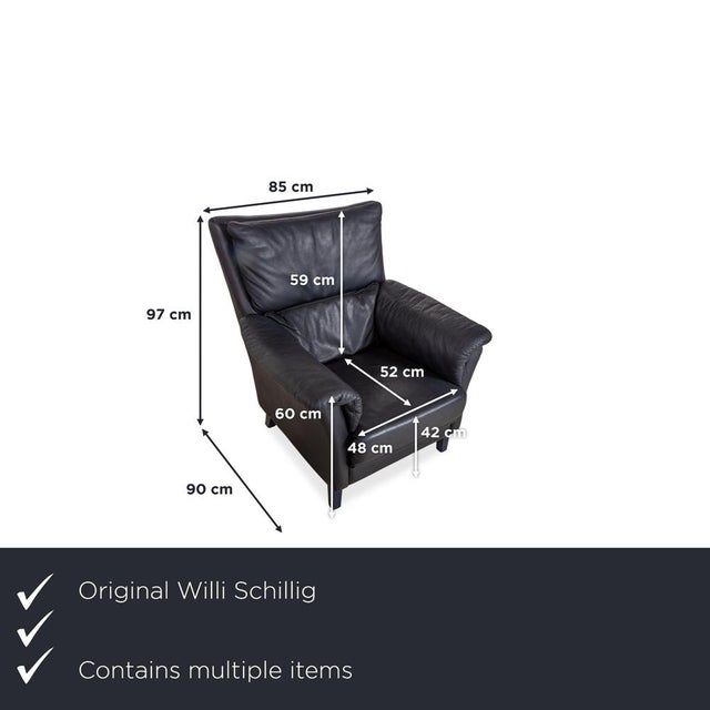 Why settle for one favorite spot when you can double your happiness? This set of two armchairs from Willi Schillig is the...