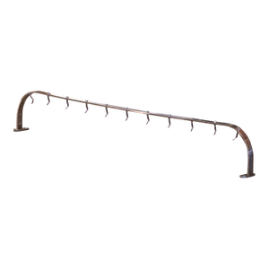 Mid-Century French Chrome Pot and Utensil Wall Rack