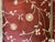 1980s Vintage Pair Rust Silk With Floral Embroidered Flowers Pillows -2 For Sale - Image 5 of 5