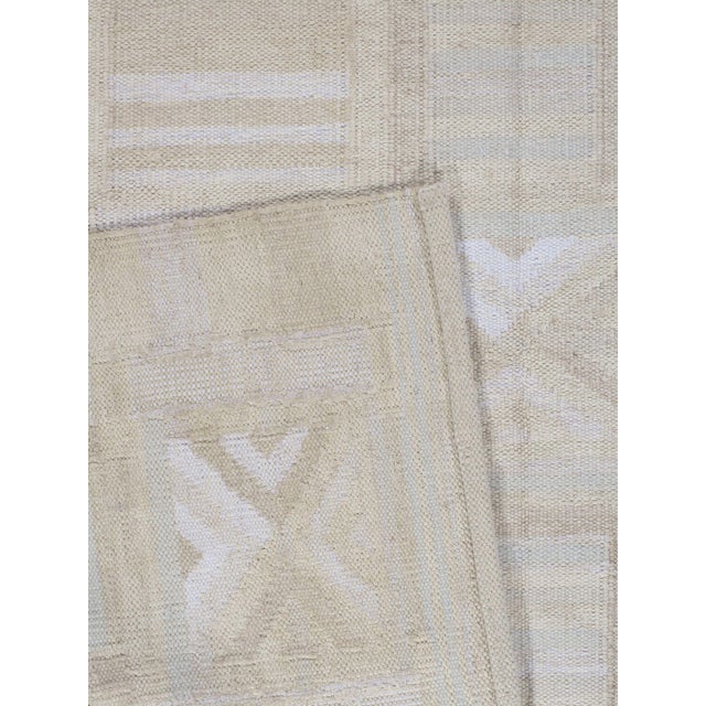 Contemporary Swedish Style Kilim Deco Rug 8' X 10' For Sale - Image 3 of 8