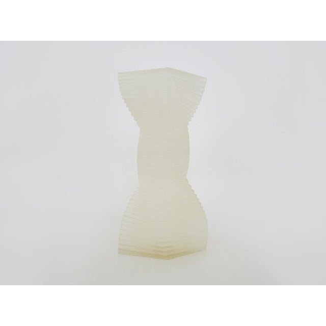 Soliflore Vase in Helical Resin by T. Perez, 1960s For Sale - Image 4 of 11