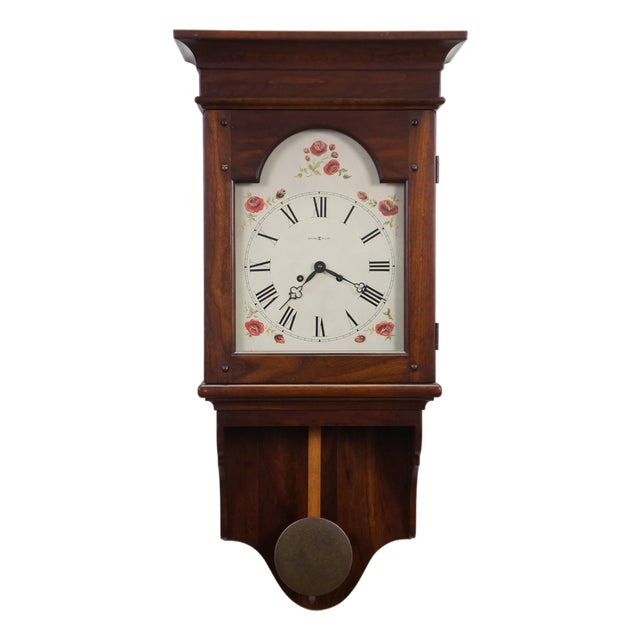 Howard Miller American Country Farmhouse Mahogany Regulator Wall Clock German For Sale