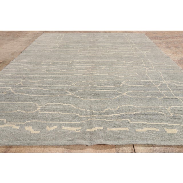Contemporary Turkish Moroccan Rug, 06'05 X 10'00 For Sale - Image 9 of 10