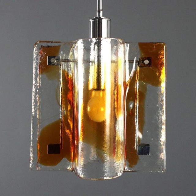 Glass Murano Glass Pendant, 1970s For Sale - Image 7 of 9
