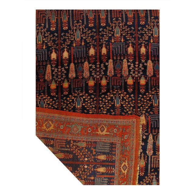 Traditional Pasargad DC Antique Persian Bidjar Rug For Sale - Image 3 of 3