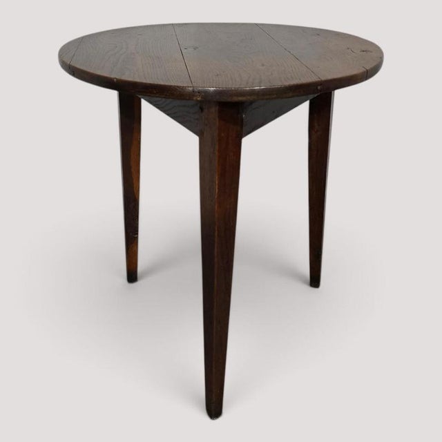 Georgian Oak Cricket Table For Sale - Image 5 of 5