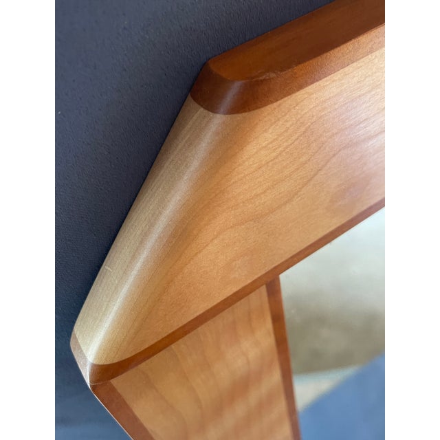 Chestnut Stephen Perrin Signed Wall Mirror For Sale - Image 8 of 15