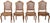 Antique Rococo Style Chairs in Carvings Wicker, 1950, Set of 4 For Sale - Image 4 of 18