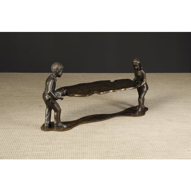 Bronze Philip and Kelvin LaVerne 'Generation' Bronze Sculpture Table, c. 1964, Signed For Sale - Image 8 of 12