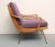 Violet Boomerang Armchair in Cherry, 1950s For Sale - Image 10 of 13