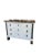 Light Gray 19th Century French Empire Chest of Drawers With Marble Top For Sale - Image 8 of 8