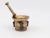 French Antique Vintage Brass Mortar and Pestle For Sale - Image 3 of 8