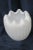 Mid 20th Century Milk Glass Pinch Vase Mid Century Ribbed Art Glass Rose Bowl For Sale - Image 5 of 11