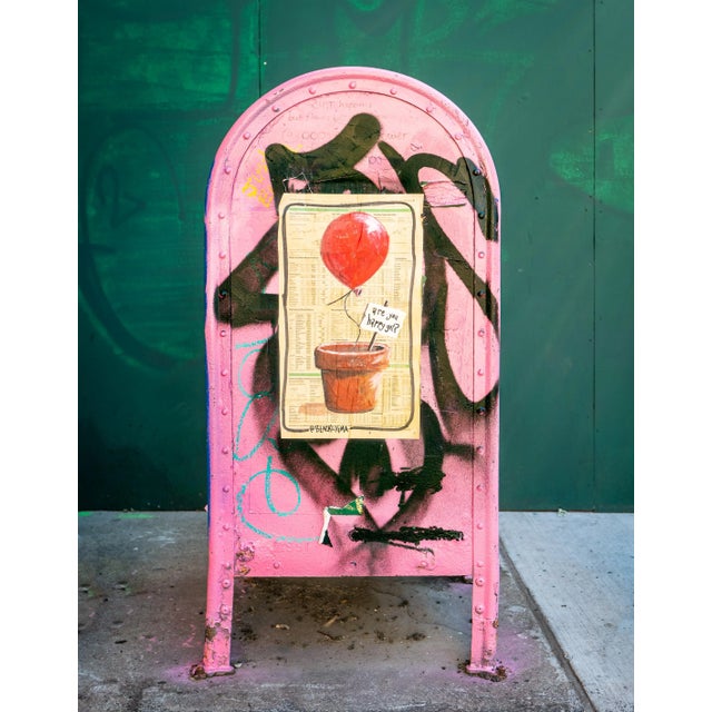 "Mailbox - NYC" Contemporary Outdoor Still Life Photograph For Sale