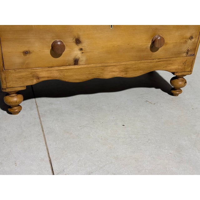 Antique Pine Two Over Three Drawers - Chest of Drawers From England For Sale - Image 14 of 18