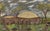A classic example of whimsical folk art done with raw and unbridled emotion for Israel and Judaism. Done in a Naive manner...