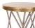 Counter Stool in Beige & Gold For Sale - Image 4 of 7