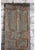 Antique Distressed Blue Carved Door – Artisanal Hinged or Barn Door Statement Piece 80x26 For Sale - Image 4 of 5