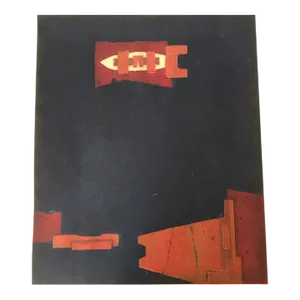 Hiroyuki Tajima “Night Ceremony” Wood Block Print, C.1973