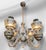 Victorian Late 19th Century Victorian Chandelier With Painted Shades For Sale - Image 3 of 18
