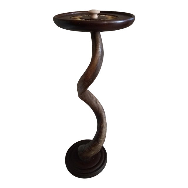 20th Century African Kudu Horn Stand For Sale