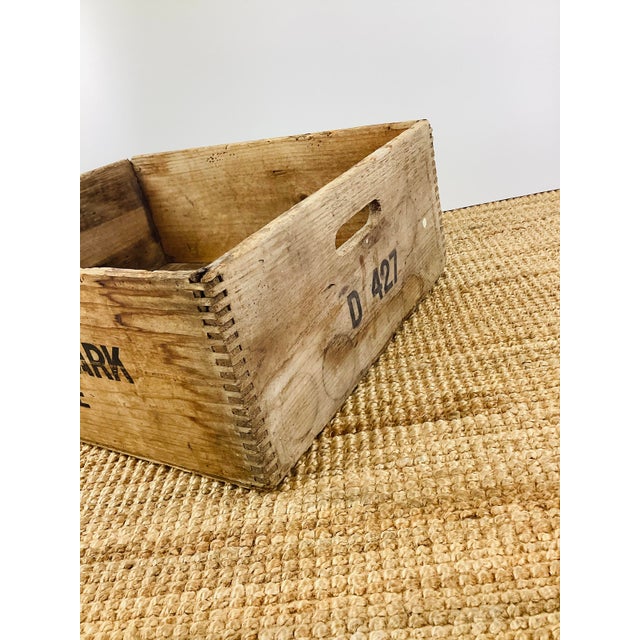 Vintage / Antique Rustic Farmhouse Style Wood Vegetable Shipping Crate Box For Sale - Image 4 of 8