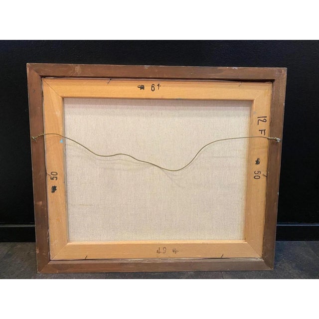 William Goliasch, Excavator, Oil on Canvas For Sale - Image 7 of 8