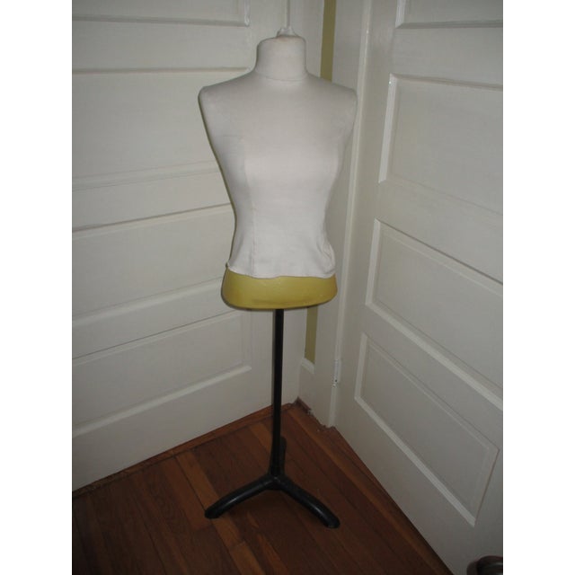 Vintage Department Store Mannequin With Black Metal Base For Sale - Image 9 of 12