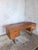 Mid-Century Teak Desk with Sleigh Legs For Sale - Image 3 of 7