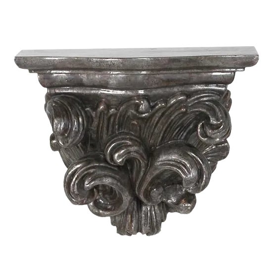 Italian Vintage Intricately Hand Carved Wall Bracket For Sale