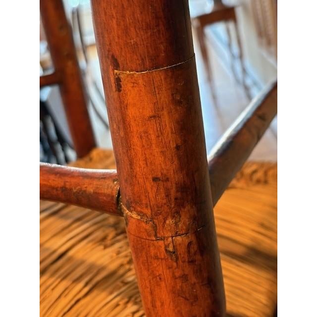 Antique New England Banister Back Chair For Sale - Image 12 of 14