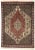 Vintage Persian Sanadaj Accent Rug - 02'05 X 03'05 For Sale - Image 9 of 9